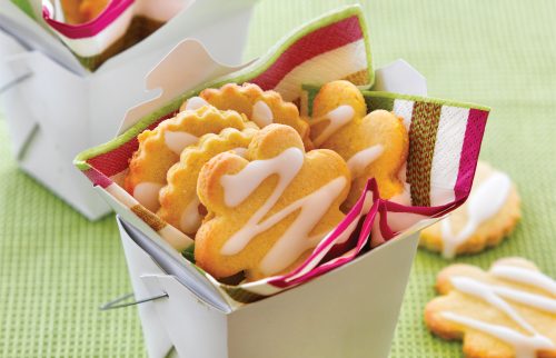 Lemon polenta cookies