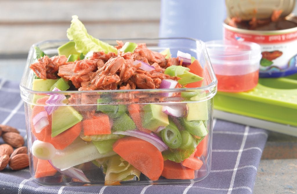 Lunchbox salad with tuna Lunchbox salad with tuna
