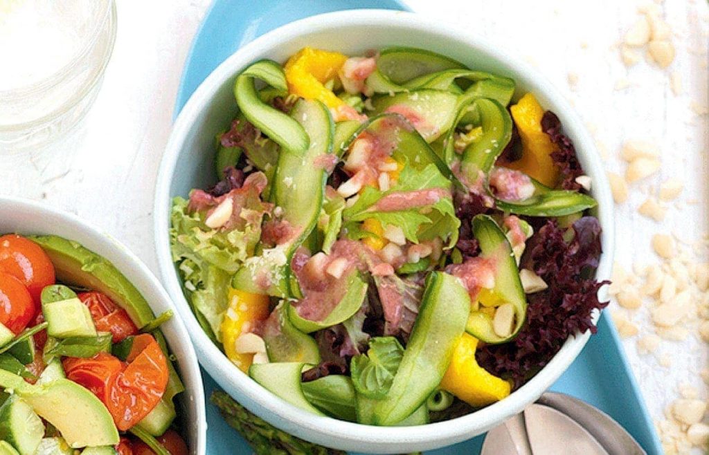 Mango and macadamia salad Mango and macadamia salad