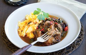 Mexican pork and bean stew