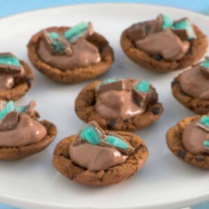 Mint chocolate mini-tarts