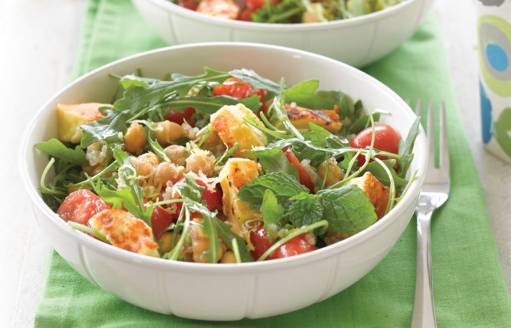 Minted haloumi salad Minted haloumi salad