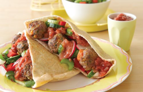 Moroccan lamb meatballs