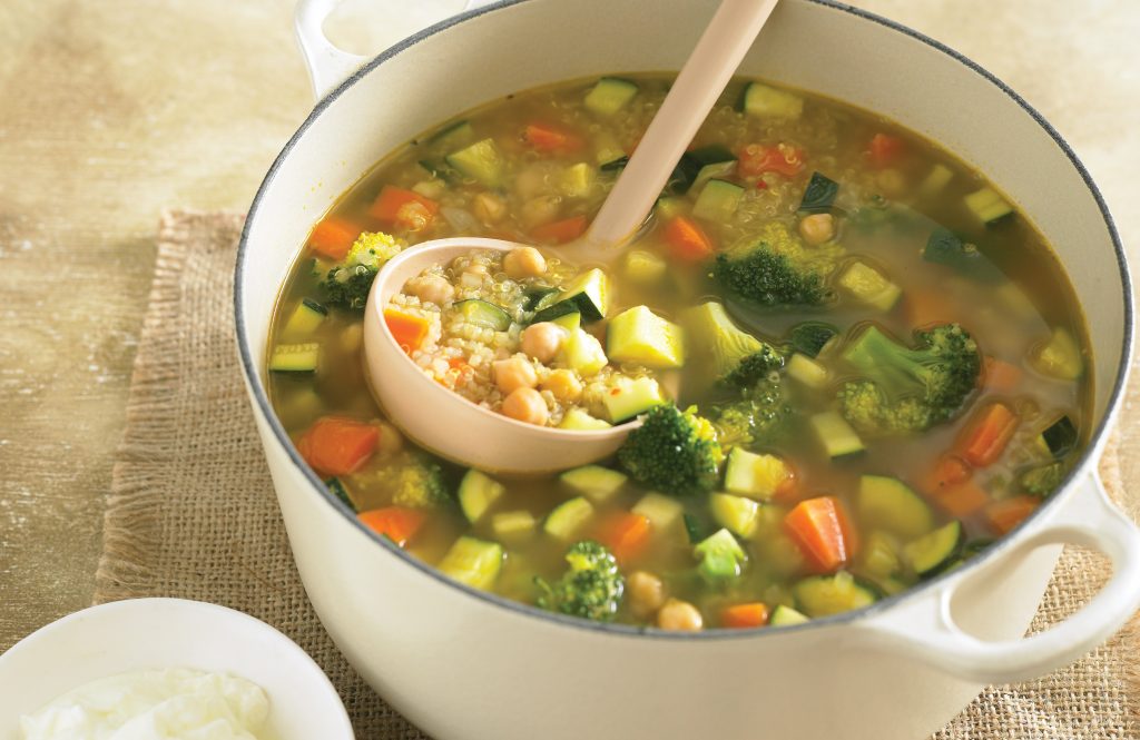 Moroccan quinoa and vegetable soup Moroccan quinoa and vegetable soup
