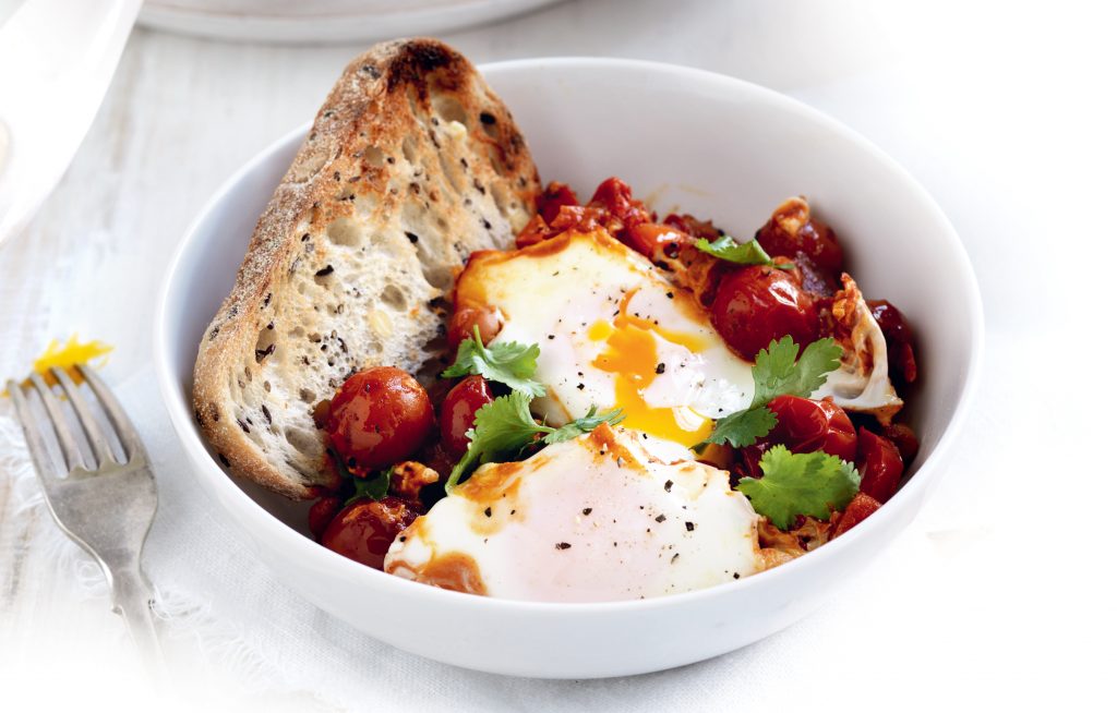 Moroccan-spiced eggs Moroccan-spiced eggs
