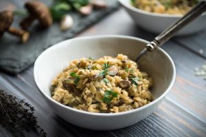 Mushroom risotto