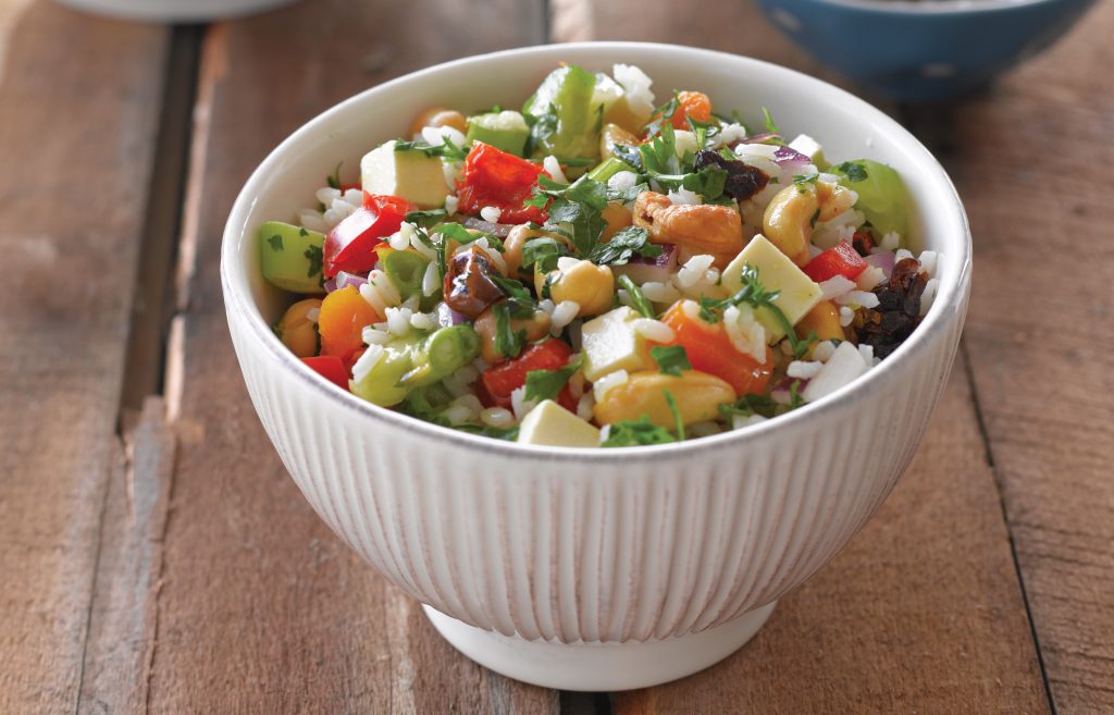 Nut and veg rice salad Nut and veg rice salad