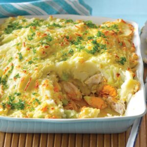 Old-fashioned fish pie