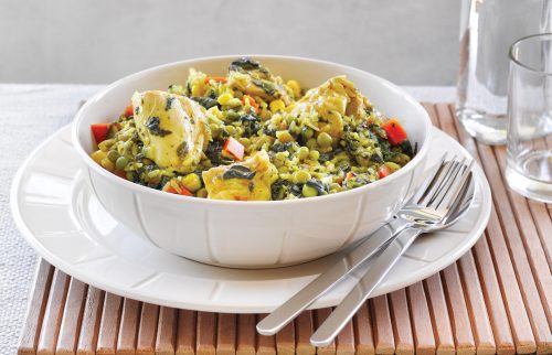 One-pot chicken pilaf