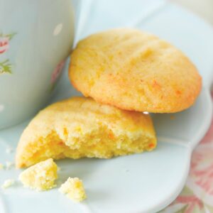 Orange polenta cookies