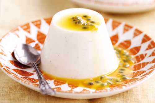 Passionfruit panna cotta
