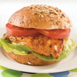 Piri piri chicken burgers