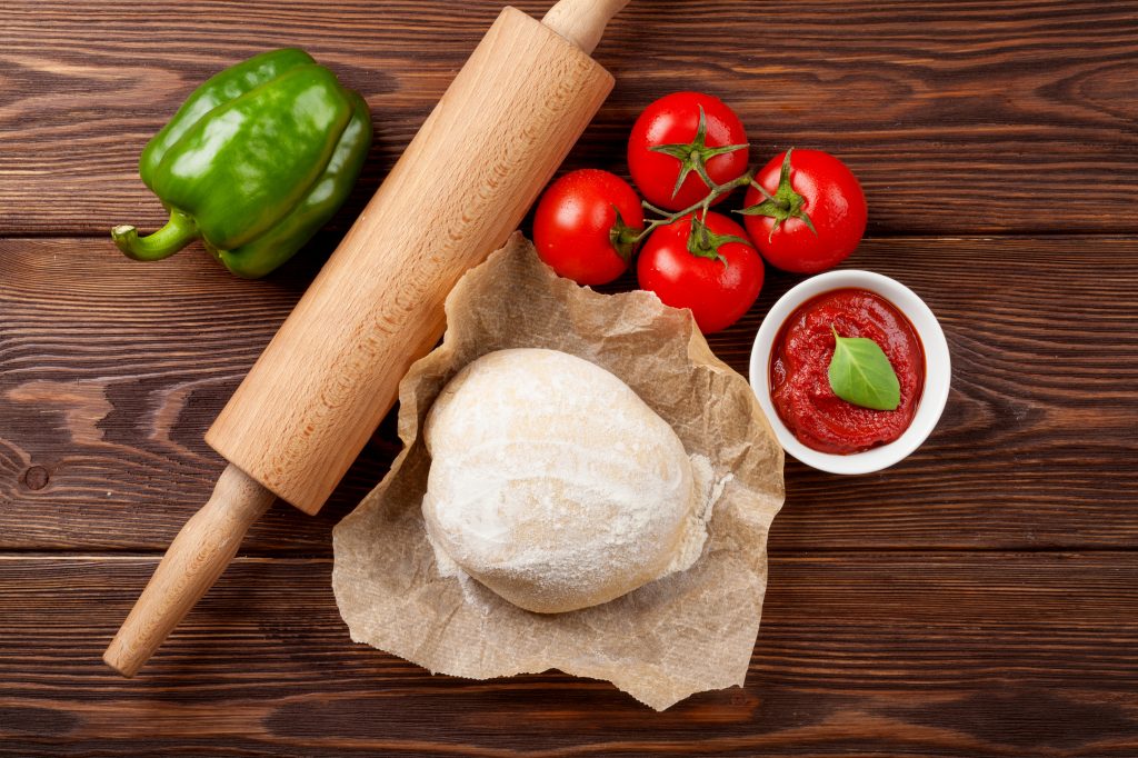Pizza dough (for pizza base) Pizza dough