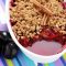 Plum crumble