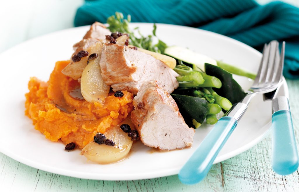 Pork fillet with pan-fried pears Pork fillet with pan-fried pears