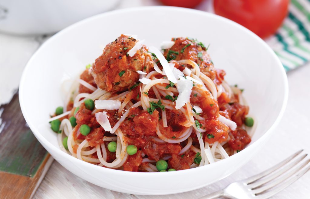 Pork meatballs with spicy tomato sauce Pork meatballs with spicy tomato sauce