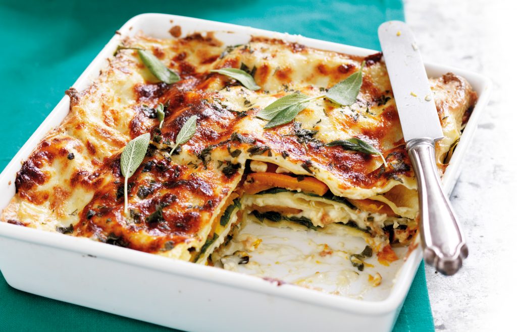 Pumpkin, feta and sage lasagne Pumpkin, feta and sage lasagne