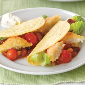Quick and crispy fish tacos