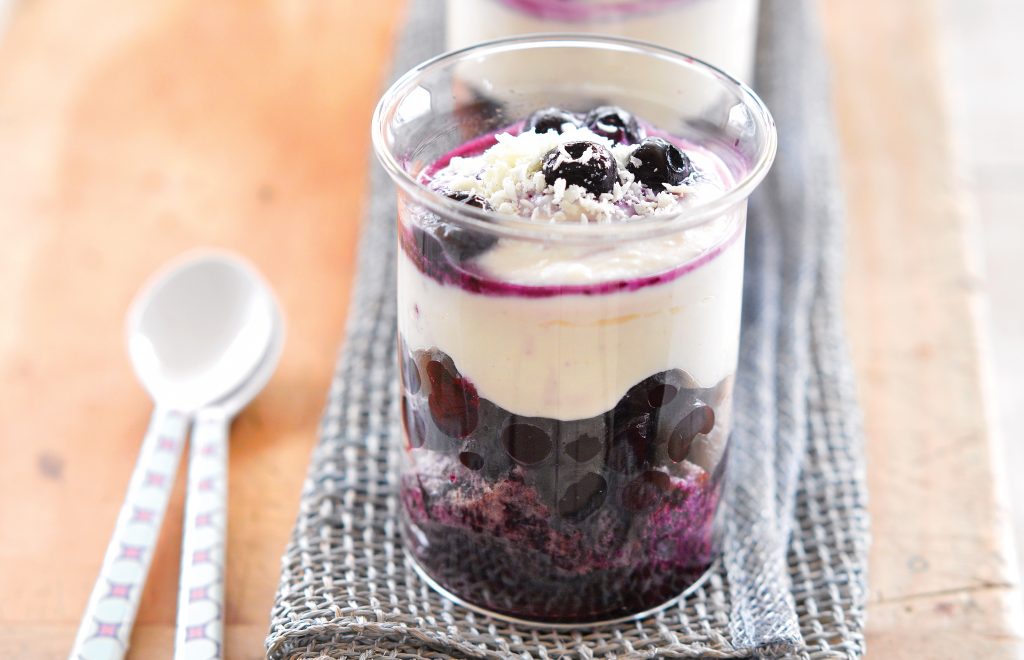 Quick blueberry tiramisu Quick blueberry tiramisu