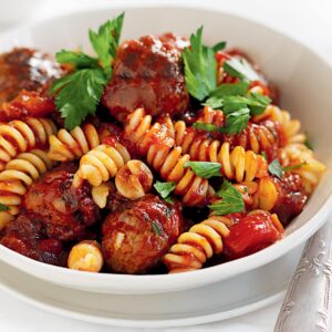 Quick meatballs in tomato sauce