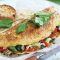 Quick vege omelette