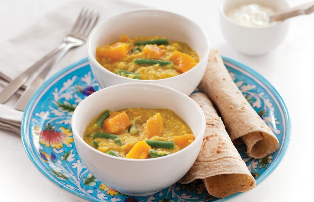 Red lentil vegetable dhal Red lentil vegetable dhal