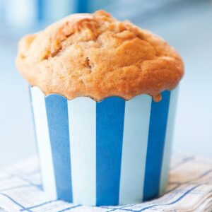 Rhubarb and date muffins