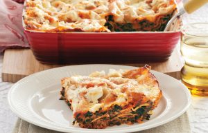 Ricotta lasagne