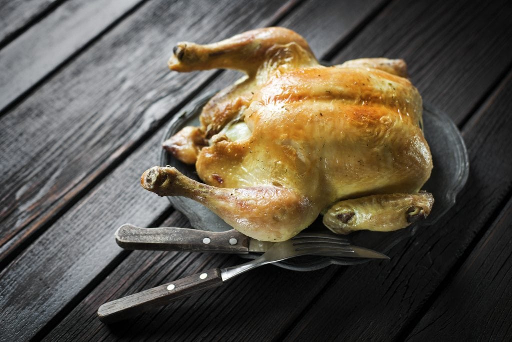 Roast chicken and gravy Roast chicken and gravy