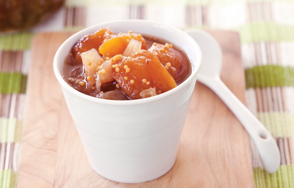Roasted peach chutney Roasted peach chutney