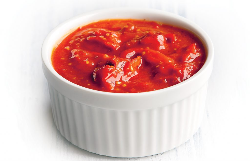 Roasted tomato and chilli salsa