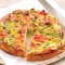 Salmon and garden greens self-crusting quiche