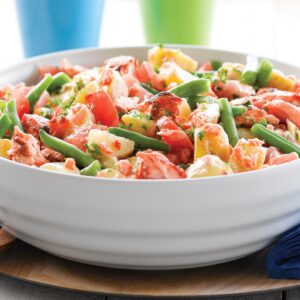 Salmon and potato salad