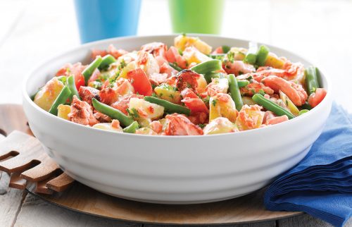 Salmon and potato salad