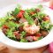 Seared lamb salad with chilli and feta yoghurt dressing