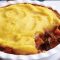 Slow-cooked beef pie with polenta topping