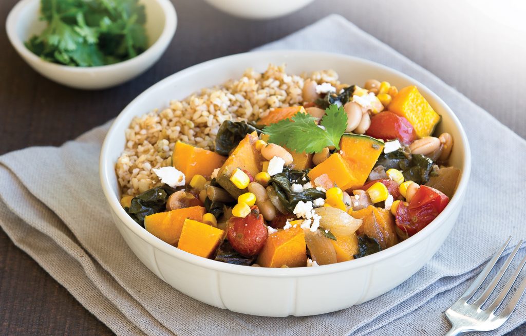 Smoky pumpkin and white bean chilli Smoky pumpkin and white bean chilli