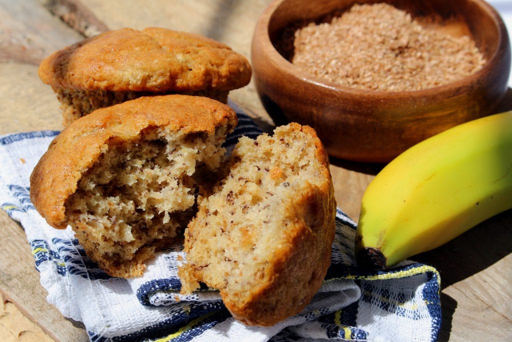 Soy banana bran muffins Soy banana bran muffins