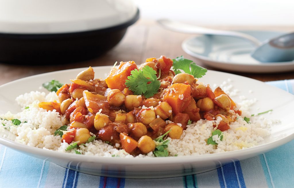 Spiced butternut and chickpea tagine Healthy Food Guide