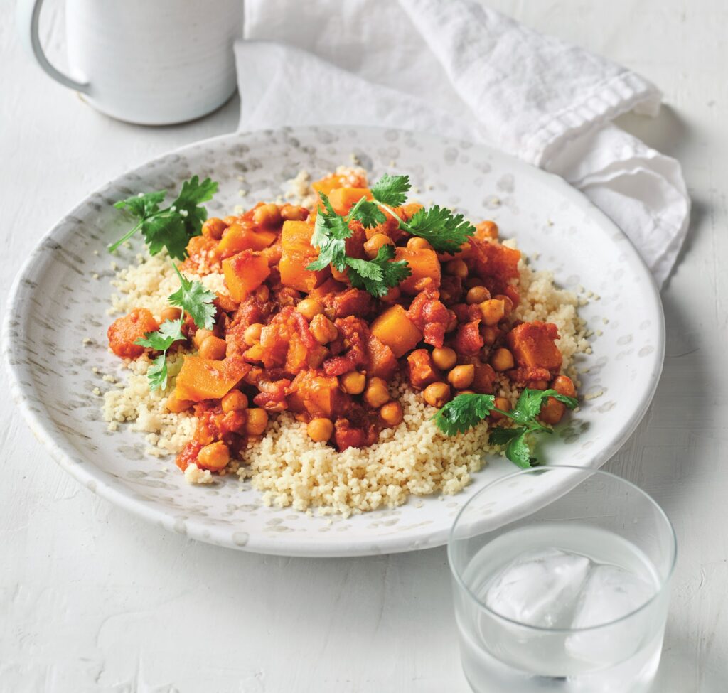 Spiced butternut and chickpea tagine Spiced butternut and chickpea tagine