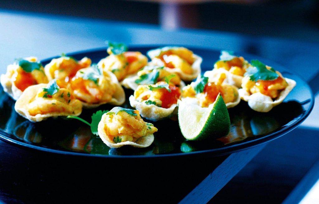 Spiced prawn crackers Spiced prawn crackers