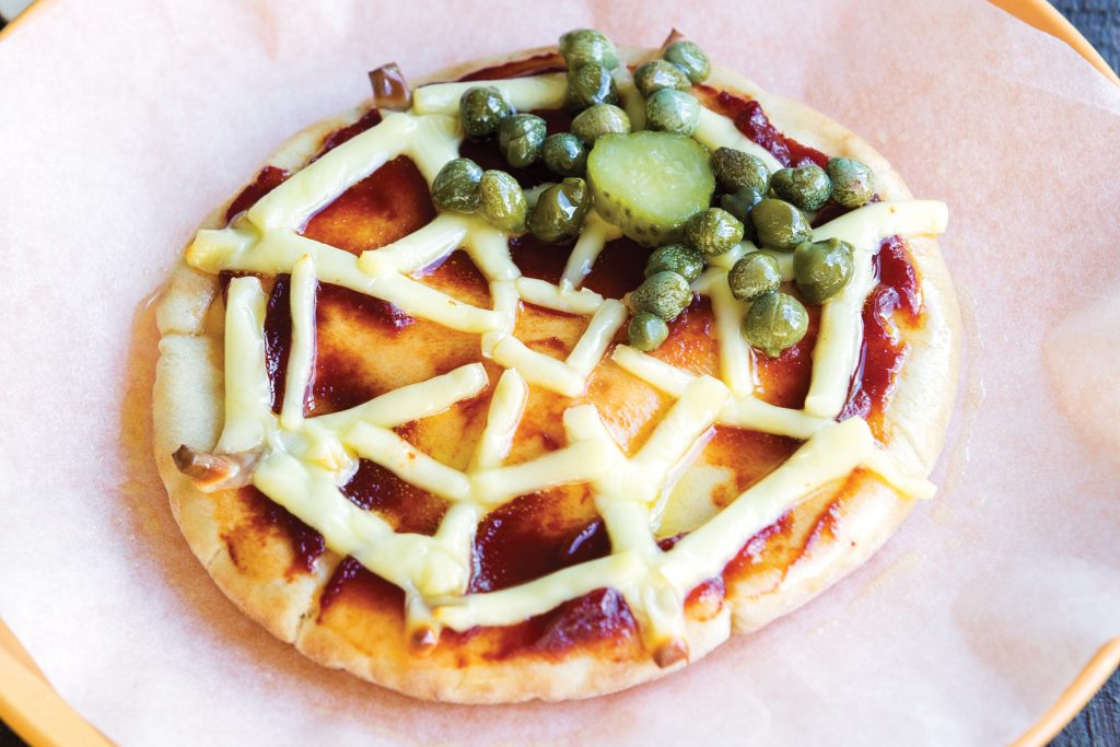 Spider mini pizzas Spider mini pizzas