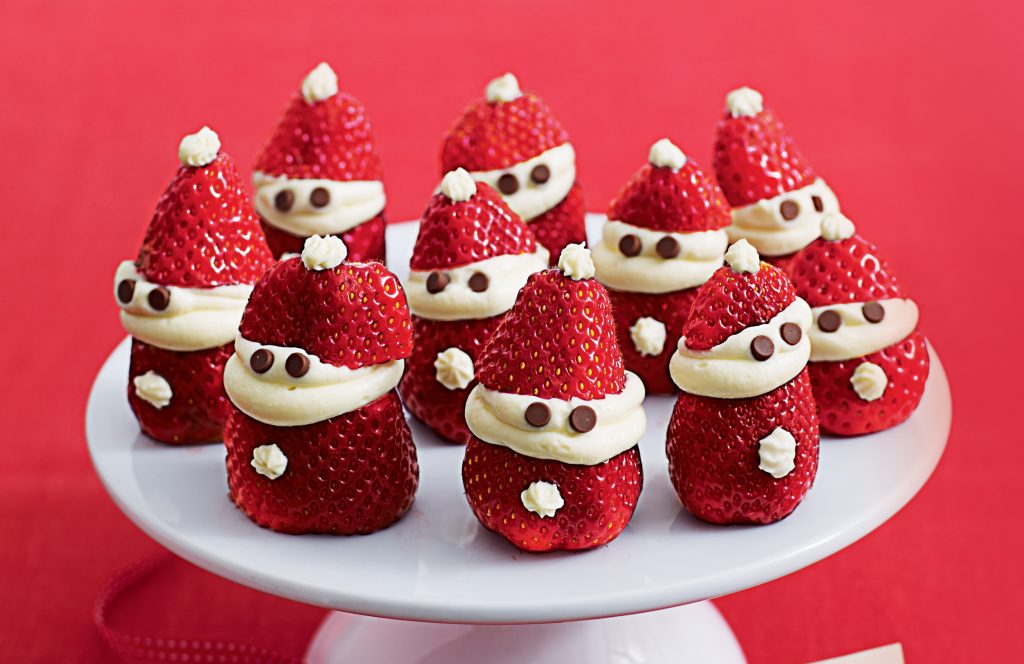 Strawberry Santas Strawberry Santas
