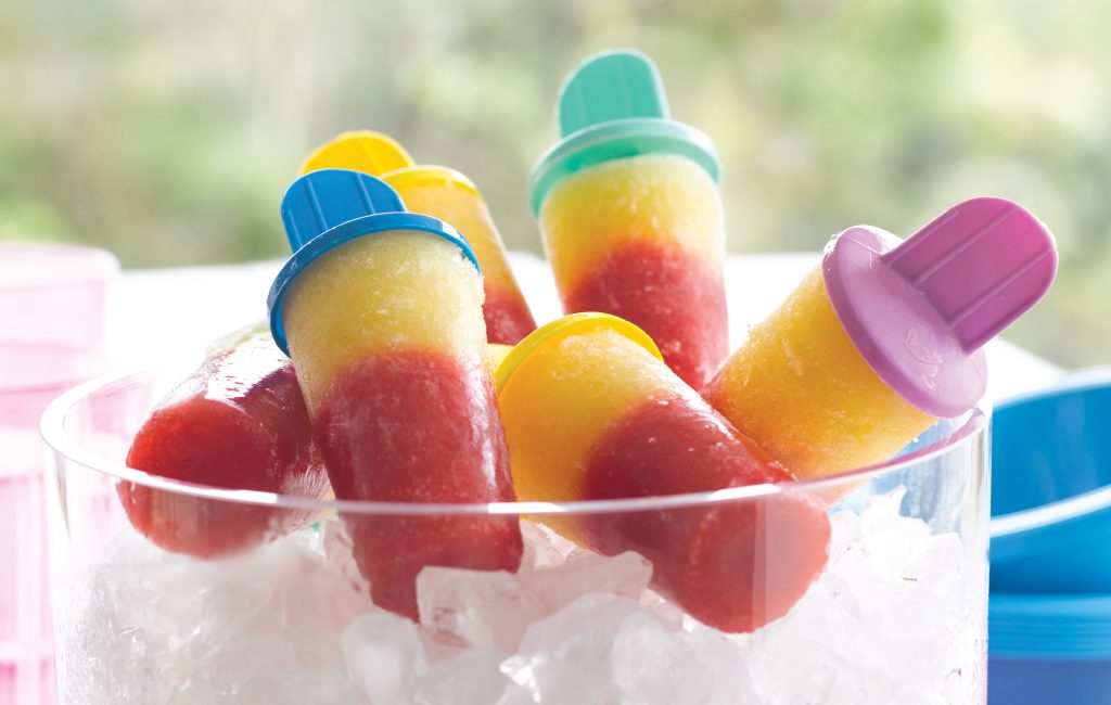 Strawberry and pineapple pops Strawberry and pineapple pops