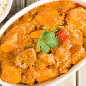 Tasty chicken and pumpkin stew