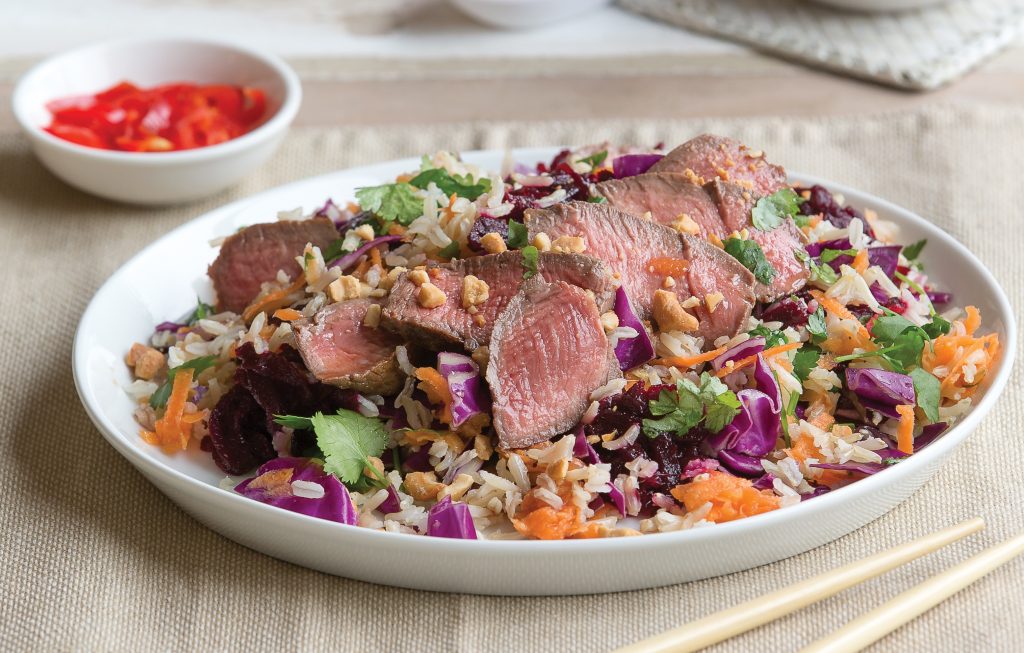 Thai beef slaw Thai beef slaw