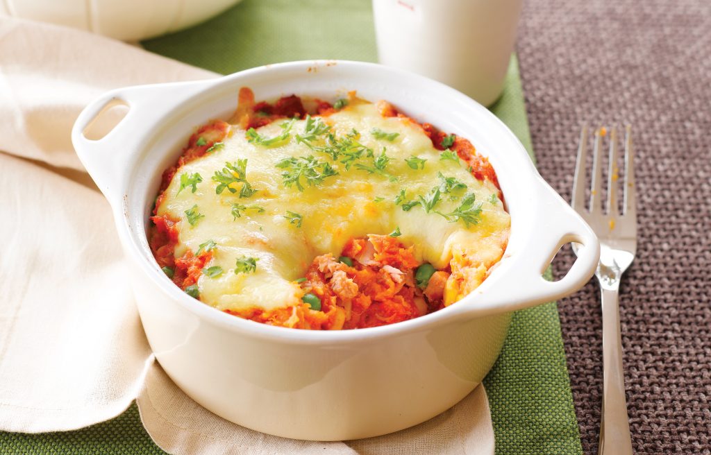 Tuna and kumara bake
