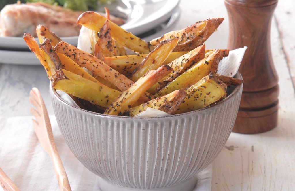 Tuscan-flavoured oven chips Tuscan-flavoured oven chips