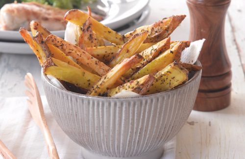 Tuscan-flavoured oven chips