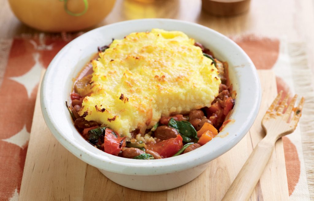 Vege pies with polenta Vege pies with polenta